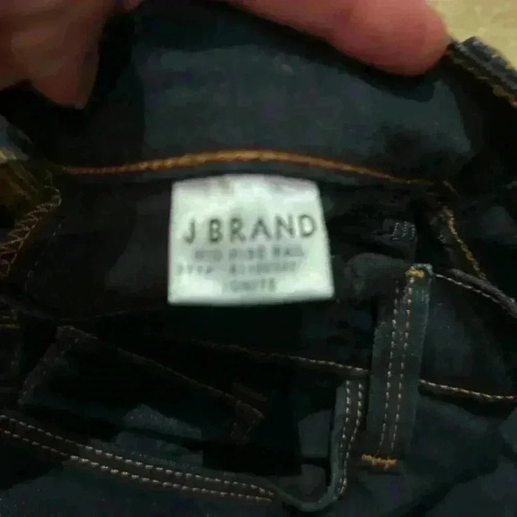 🧨J Brand Jeans Ignite Dark Wash Denim Mid Rise Rail. - Picture 4 of 9